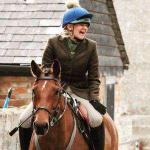 Suzanna Bedford enjoying riding Paloma