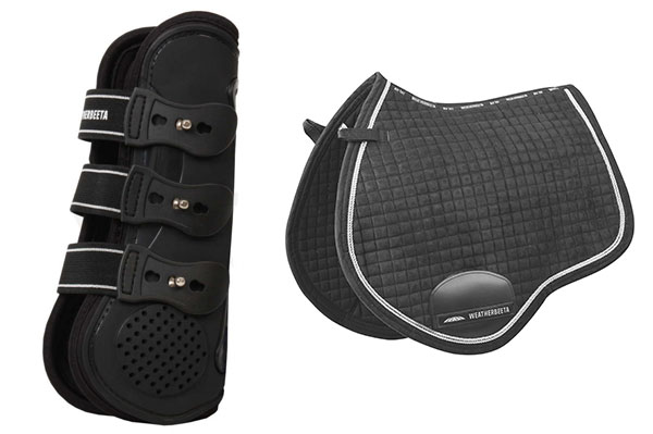 Weatherbeeta Pro Air Front boots & Prolux All Purpose Saddle Pad up for grabs