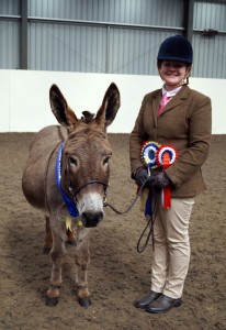 Reserve Supreme Champions Zoe Norton and Dilly Daydream, photo by Redwings Horse Sanctuary.